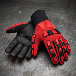 Gants de sécurité pour mécaniciens industriels, résistants au froid, en cuir synthétique avec dos en Spandex résistant aux chocs, doublure en polaire épaisse - Product Image 6