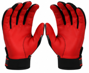 Guantes de Bateo de Cuero Gris con Patrón de Camuflaje Digital, Cierre de Velcro, Unisex, Diseño Duradero para Entrenamiento de Adultos - Product Image 6