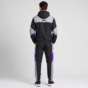 Ensemble de survêtement coupe-vent pour hommes, veste et pantalon légers, vêtements de sport décontractés, vêtements d'entraînement en plein air, vêtements de sport confortables - Product Image 5