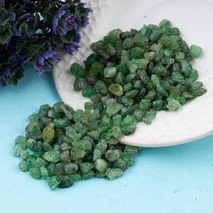 Pierre précieuse brute de tsavorite verte naturelle pour la fabrication de bijoux, cristal brut, pierre en vrac, haute qualité - Product Image 6