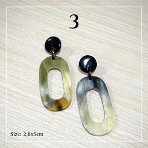 Pendientes de Cuerno Natural Pulido, Joyería Moderna Hecha a Mano por Artesanos Ecológicos, Regalo de Boda para Mujer, MN EXPORTS de Uttar Pradesh - Product Image 4