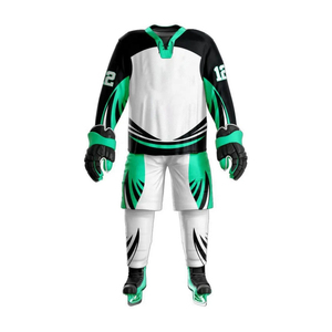 Custom Heavyweight Ice Hockey Uniform | Pro-Grade Knit Fabric Team Jersey & <b>Socks</b> | Wholesale OEM Factory - Product Image 4