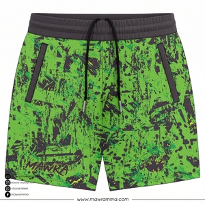 Shorts de course en jersey de coton à impression graphique personnalisée, unisexe, élégants, pour la gym, la course à pied, la musculation et l'entraînement - Product Image 3