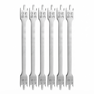 Optitech Healthcare Calibrador de Altura de Bracket Dental QR-7409 3.5 4.0 4.5 5.0 mm Manual Plateado Instrumento Quirúrgico 18 Posiciones de Mandíbula - Product Image 6