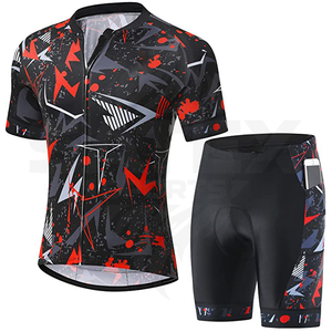 Tenues de cyclisme personnalisées à séchage rapide Ropha Ciclismo, maillot de vélo respirant, short à bretelles, ensemble de vêtements de cyclisme - Product Image 1