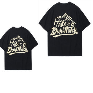 Camisetas de hombre de talla grande 100% algodón con estampado serigrafiado en relieve, de algodón/fibra de bambú, de Pakistán. - Product Image 4