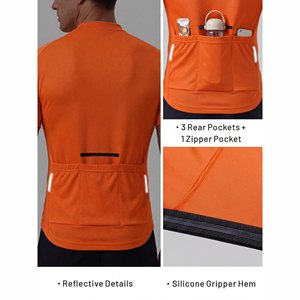 Wholesale Men <b>Cycling</b> Jersey Custom Design Print Road Bike Shirt Breathable Bicycle Clothing for Professional Sports Wear - Product Image 4