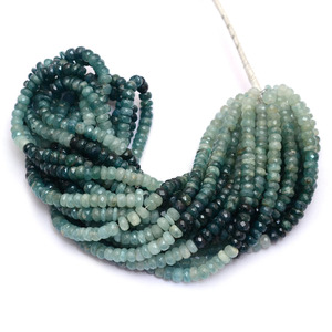 Perles facettées rondes en Grandidierite naturelle de Madagascar, 5mm-6mm, pierres précieuses pour la création de bijoux - Product Image 4