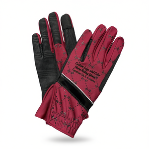 Custom Logo and Color Horse Riding Gloves <b>Equestrian</b> Sets & Accessories - Product Image 2