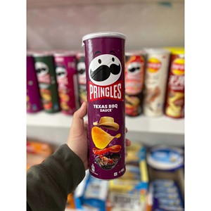 Prringles Texas BBQ Sauce: Papas Fritas Apilables con Sabor Intenso a BBQ Ahumado y Experiencia de Sabor Dulce y Sabroso - Product Image 2