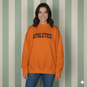 Women's Oversized Crew Neck Green Sweatshirt With <b>Rainbow</b> Letter Print <b>Drop</b> Shoulder Long Sleeve Knitted Autumn mock neck - Product Image 6