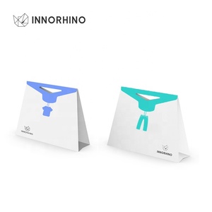 Boutique personnalisée, sacs en gros, emballage à emporter, poignée découpée, tenue de vêtement créative, vêtements pour bébés et enfants, boîte de faveur - Product Image 3