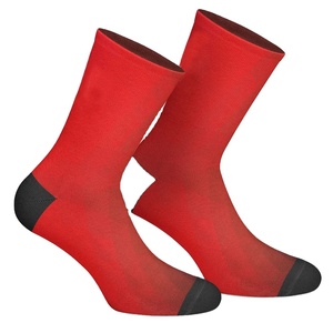 Chaussettes de sport mi-mollet bleu marine rayées respirantes tricotées pour la course à pied, pour adultes, tenue de sport d'été - Product Image 4