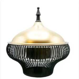 Olla térmica de acero inoxidable con aislamiento de madera y caligrafía árabe, calentador de alimentos, plato para servir en Ramadán - Product Image 2