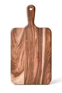 Tabla de cortar de madera rústica natural para cortar frutas, verduras y carne, tabla de charcutería hecha a mano, accesorios de cocina. - Product Image 2