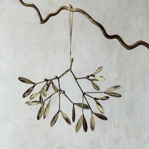 New Arrival Handmade Metal Leaf Branch Hanging Ornament Rustic Nature Wall Decor Luxury Holiday - Product Image 1