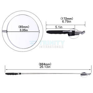 Espejo Bucal de Acero Inoxidable para Cirugía Dental, Espejo Bucal Profesional - Product Image 2