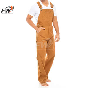 Pantalones de Trabajo de Alta Calidad, Fabricados en Fábrica, al Mejor Precio, con Peto de Seguridad Industrial de Algodón - Product Image 2
