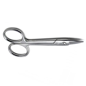 Tijeras Profesionales para Cutículas con Mango Antideslizante, Curvas y Afiladas, Ligeras, Reutilizables, de Acero Inoxidable de Alta Calidad - Product Image 2