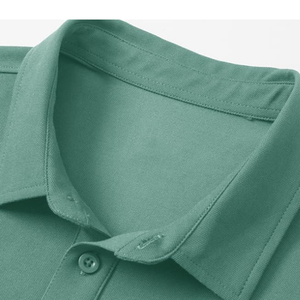 Camiseta Polo Deportiva de Golf para Hombre, Tallas Grandes, de Alta Calidad, con Logotipo Personalizado, Impresión por Transferencia de Calor, Manga Corta, Algodón Sólido - Product Image 5