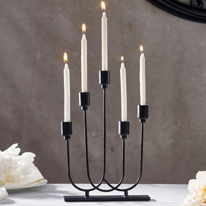Durable Light Weight Iron Handmade Portable Multi-Occasion <b>Candlestick</b> Holder for Home Decoration - Product Image 5