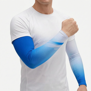 Manches de cyclisme personnalisées avec impression par sublimation, logo personnalisé, pour la course sportive et la pratique de cyclisme en extérieur - Product Image 4