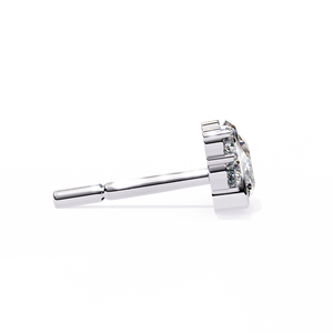 Pendientes de Diamantes Cultivados en Laboratorio con Corte Mixto de Diseño Único, Oro de 14K, Certificados por IGI, para Regalo, Fiesta y Aniversario - Product Image 6