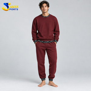 Premium Men Double Layer <b>Sweat</b> <b>Suit</b> With Warm Layered Fabric Comfortable Fit Breathable Construction <b>Sweat</b> <b>suit</b> Set for Men - Product Image 4