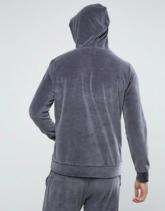 Ensembles de survêtements pour hommes en velours épais avec logo personnalisé, marques de créateurs célèbres, vente en gros - Product Image 6