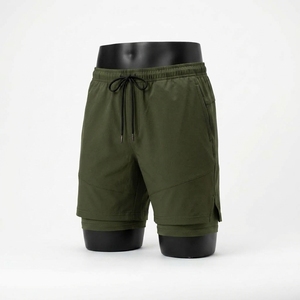Pantalones Cortos Deportivos Cómodos para Hombre, Pantalones Cortos Transpirables para Gimnasio, Entrenamiento, Deportes y Running - Product Image 3