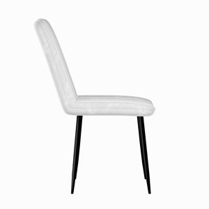 Set Moderno di 4 Sedie da Pranzo per Cucina e Sala da Pranzo con Seduta Imbottita e Gambe in Metallo per Casa - Product Image 6