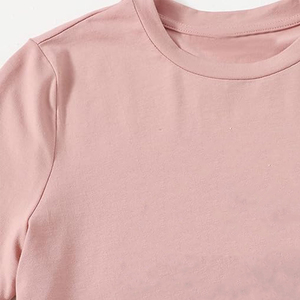 Camisetas Casuales de Manga Larga para Mujer, Corte Regular, Color Sólido, Ecológicas, de Alta Calidad, 100% Algodón, Transpirables y de Secado Rápido - Product Image 3
