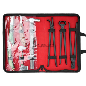 Durable Farrier Tool Kit Stainless Steel Hoof Knives Clincher Nail <b>Puller</b> Hammer Veterinary Equipment for Dog Horse Cattle - Product Image 3