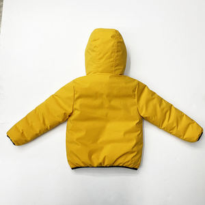 Black Hooded Puffer <b>Jacket</b> Zipper Closure Windproof Down Filled Winter Coat Unisex Casual Solid Color Embroidered Logo Front - Product Image 5