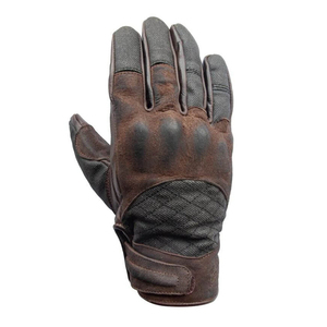 Guantes de Motocicleta Estilo Cuero Marrón Vintage, Dedos Completos, Palma Acolchada, Cierre en la Muñeca, Venta al Por Mayor, OEM, Personalizados - Product Image 5