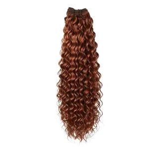 Peluca de Cabello Humano Remy Largo, Rizado, Color Marrón Chocolate, con Base de Seda, Tamaño Personalizable - Product Image 1