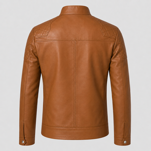 New 2026 <b>Men</b> Casual Style <b>Jacket</b> With Premium Stitching Front Zip And Soft Inner Lining Stand Collar Zip Closure With Pocets - Product Image 3