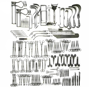 Ensemble d'instruments chirurgicaux pour laparotomie de 197 pièces, en acier inoxydable, réutilisable, kit de chirurgie générale pour les interventions en salle d'opération abdominale - Product Image 6