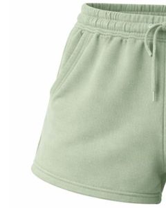 Manufacturer Women Sage Green Cotton Fleece <b>Shorts</b> Elastic Waist Casual Summer Lounge Wear Custom Manufacturer Premium Quality - Product Image 3