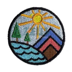 Patch brodé adhésif léger en matériau durable avec bordure Merrow, qualité supérieure, vente chaude - Product Image 3