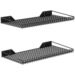 Estantes de Pared de Madera Hechos a Mano, Estante Flotante Rústico, Estante Decorativo de Almacenamiento para el Hogar, Sala de Estar, Dormitorio, Cocina, Oficina - Product Image 1