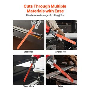 Confezione da 25 Lame per Sega a Gattuccio Bimetalliche 14/18 TPI con Gambo Universale e Denti Affilati per Taglio Rapido - Product Image 3