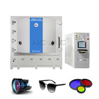 Système de dépôt de films minces optiques HCVAC, machine de revêtement PVD pour lentilles, verres, filtres