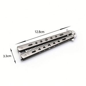 Butterfly Comb Stainless Steel Folding Practice Comb for <b>Creative</b> <b>Gift</b> - Product Image 4