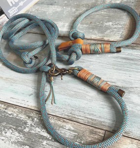 Premium Eco-Friendly Modern Animal Print Heavy Duty <b>Dog</b> <b>Leash</b> with 100% Cotton Material Bowknot Decoration SN HANDICRAFTS BST 01 - Product Image 1