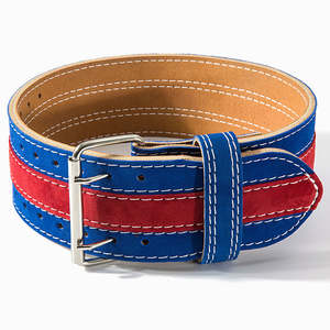 Cinturón de Cuero de Vaca de Alta Calidad con Logotipo Personalizado, Equipo de Entrenamiento de Fuerza para Hombres y Mujeres, Cuero PVC, Tallas S M L, para Sentadillas y Peso Muerto - Product Image 3