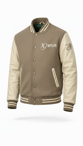 Blousons universitaires d'hiver pour lycéens, à capuche, chauffants, en polaire écologique, avec broderies et écussons sur le devant, de qualité professionnelle - Product Image 2