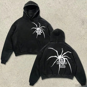 El servicio profesional garantiza que cada sudadera con capucha personalizada para hombre, hecha en Pakistán, con estampado personalizado y 100% algodón, cumpla con altos estándares de calidad. - Product Image 4