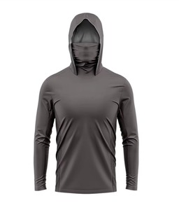 Custom Logo Long Sleeve Fishing <b>Hoodie</b> UPF 50+ Anti-Bacterial <b>UV</b> <b>Protection</b> Quick Drying Breathable Waterproof Fishing Wear - Product Image 3