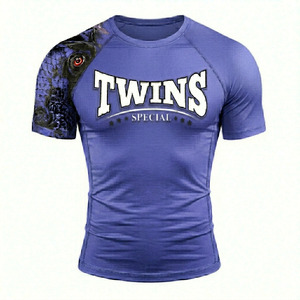 T-shirt de performance à manches courtes professionnel pour la pratique du BJJ, du MMA, de la remise en forme et des séances d'entraînement en salle de sport - Product Image 4